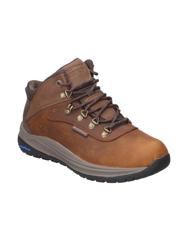 Botas waterproof Skechers Slip-ins Relaxed Fit Meroe Pikeman marrones