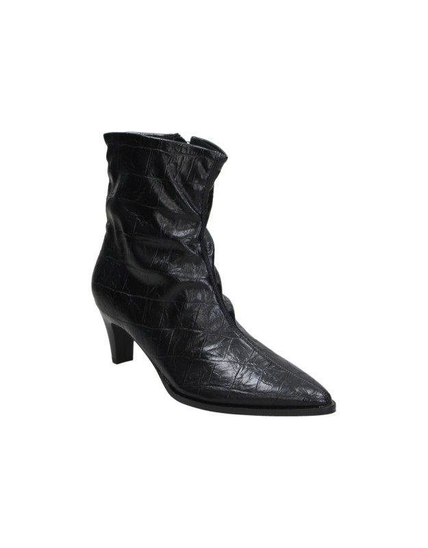 Botines con tacón SKYDIVA Extra en color negro para mujer