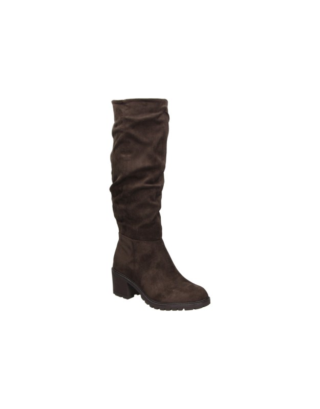 Botas altas con tacón MUSTANG Mayo marrones para mujer 56246