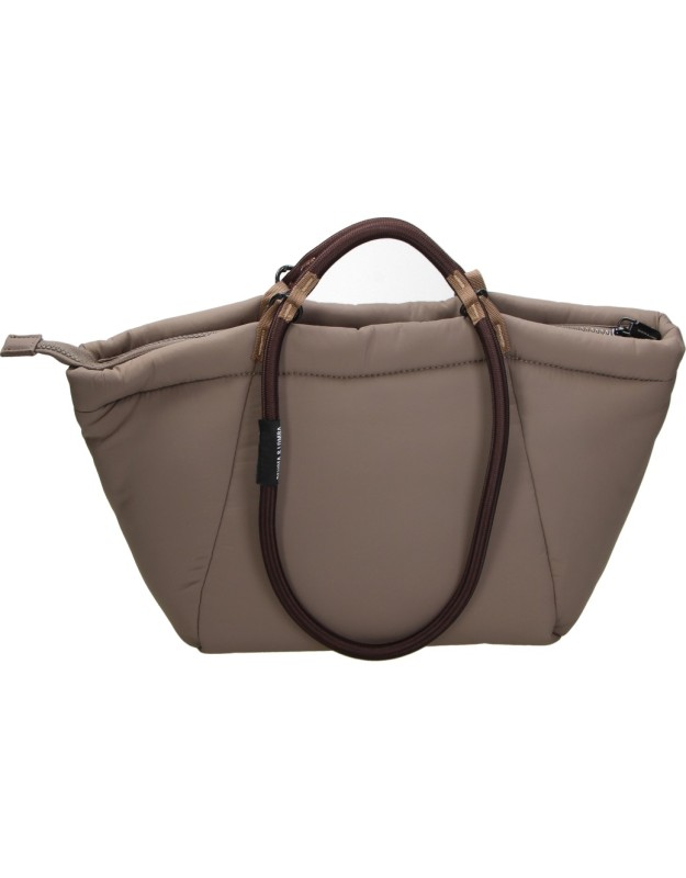 Bolso shopper DEVOTA&LOMBA 160605 en color taupe para mujer