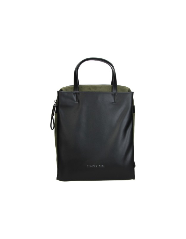 Mochila de paseo DEVOTA&LOMBA 160515 negra y verde