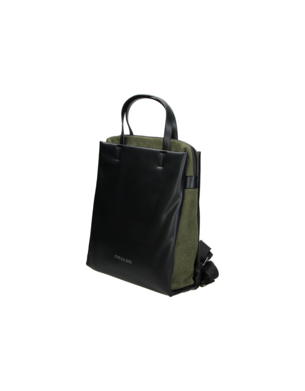 Mochila de paseo DEVOTA&LOMBA 160515 negra y verde