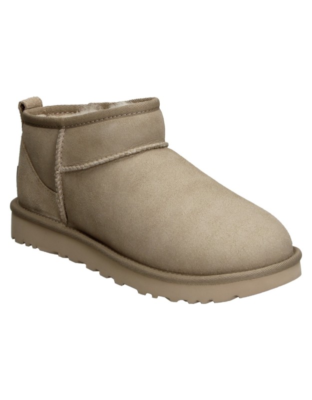 Botines UGG classic ultra mini beige para mujer