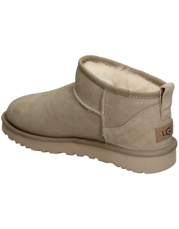 Botines UGG classic ultra mini beige para mujer