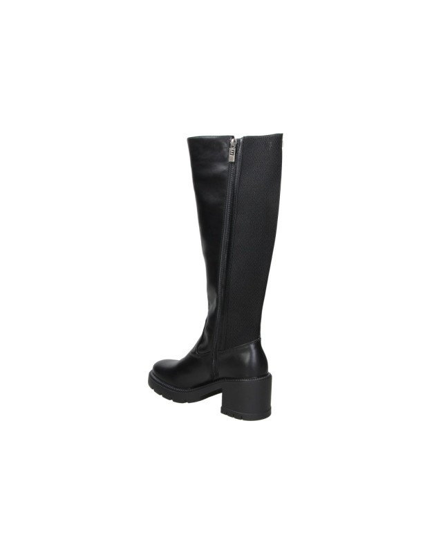 Botas altas con tacón Mustang Prga negras para mujer 56290