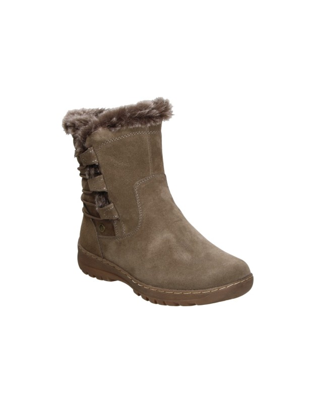 Botas water resistant marrones C. TAPIOCA T573-5 para mujer