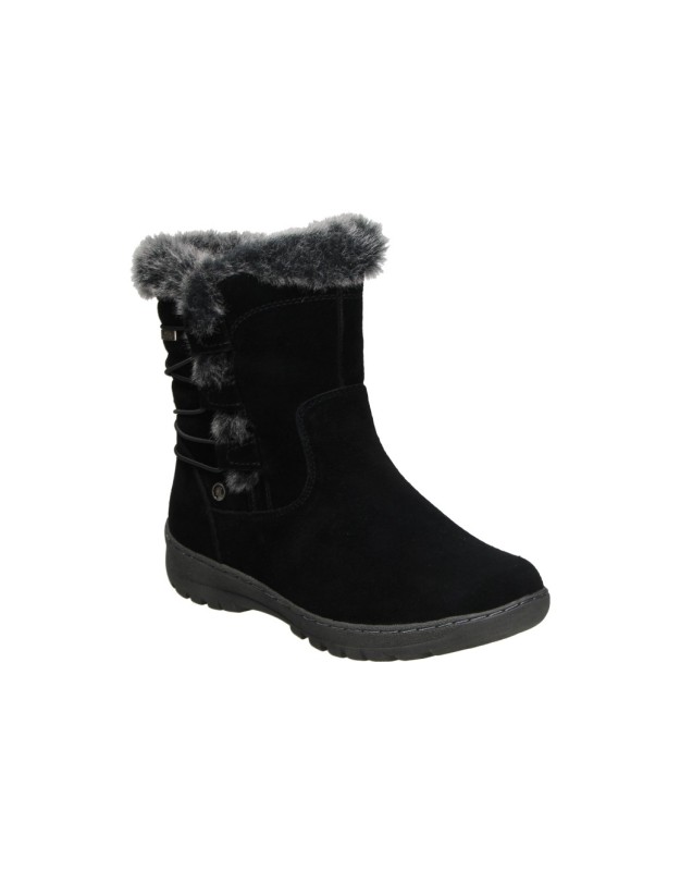 Botas water resistant negras C. TAPIOCA T573-1 para mujer