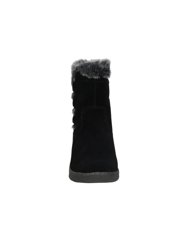 Botas water resistant negras C. TAPIOCA T573-1 para mujer