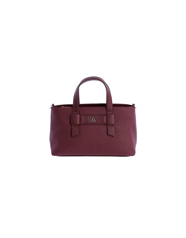 Bolso shopper elegante DON ALGODON 0si7816055 burdeos