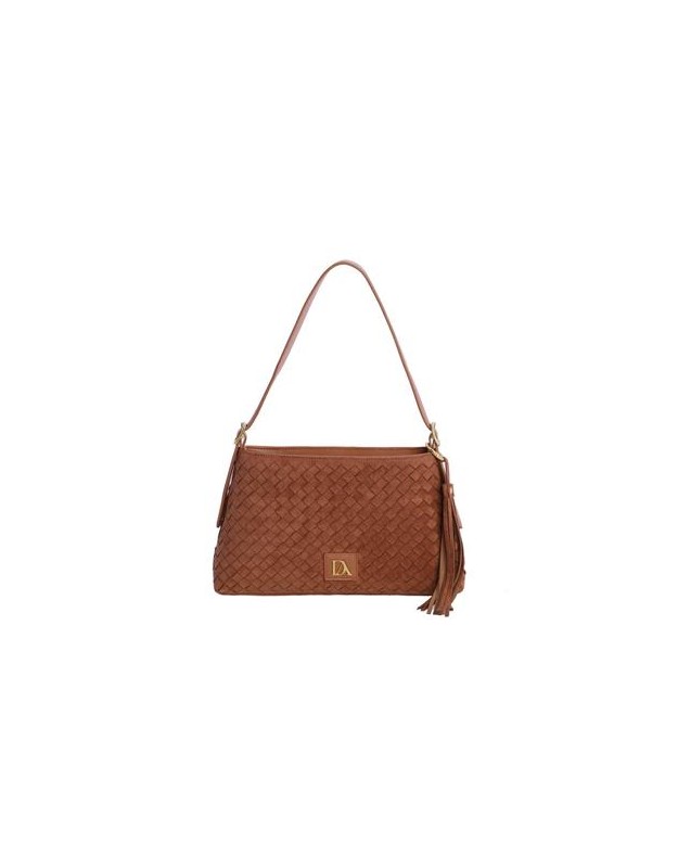 Bolso de hombro marrón DON ALGODON 0si7844012 para mujer