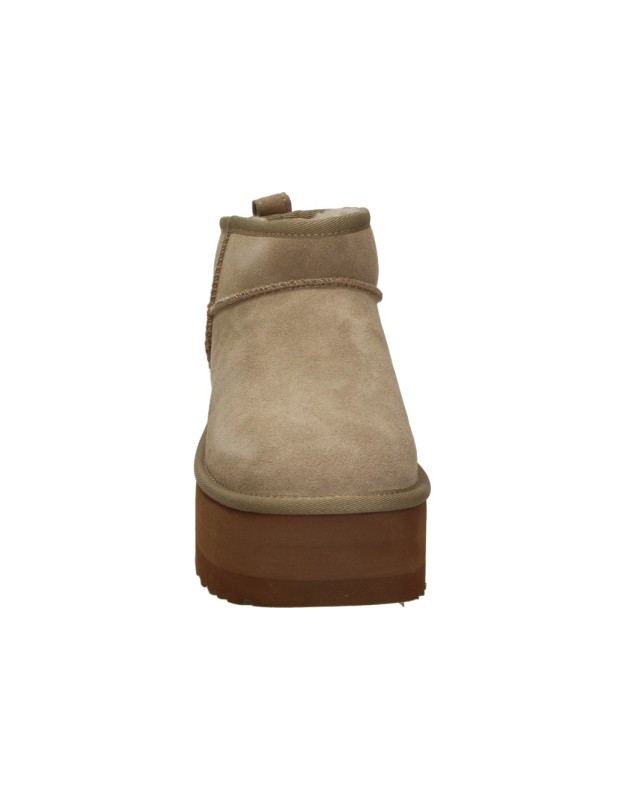 Botines con plataforma UGG Classic Ultra Mini Platform en marrón
