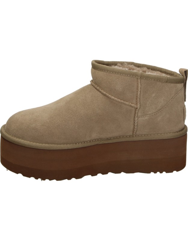 Botines con plataforma UGG Classic Ultra Mini Platform en marrón