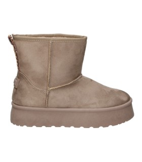 Botines australianos con plataforma D'Angela DHI31969 en taupe