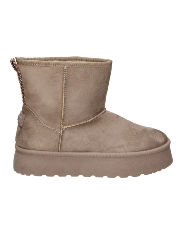 Botines australianos con plataforma D'Angela DHI31969 en taupe