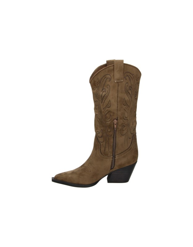 Botas cowboy con tacón Skydiva Her marrones para mujer