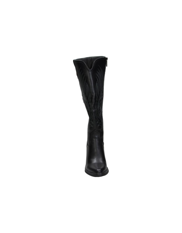 Botas cowboy de tacón Mustang Tijuana negras para mujer 56358