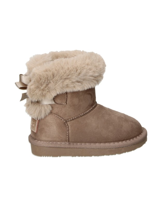 Botas water resistant CONGUITOS en taupe para niña ossh140066