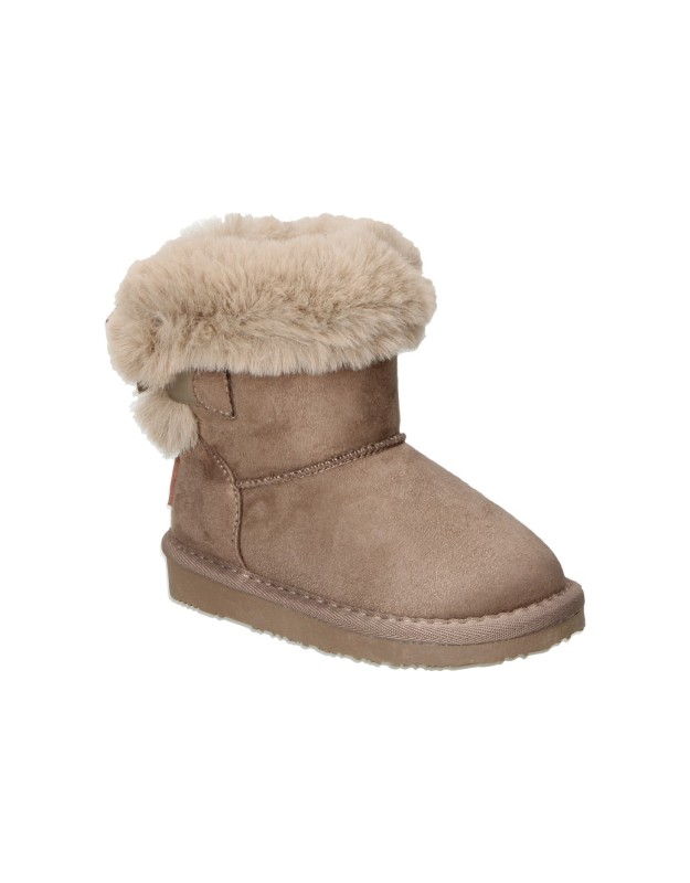 Botas water resistant CONGUITOS en taupe para niña ossh140066