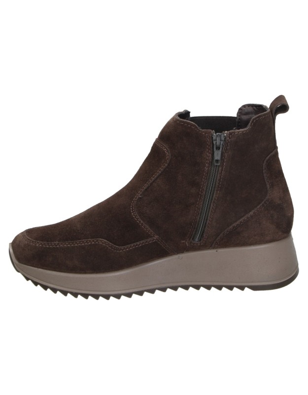 Botines Gore-Tex de piel con cuña IMAC marrones 208409.7103.017