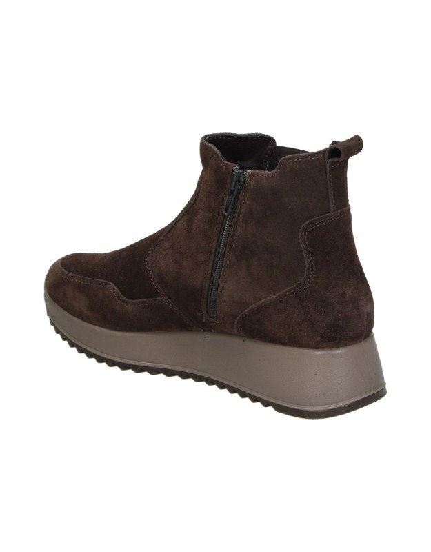 Botines Gore-Tex de piel con cuña IMAC marrones 208409.7103.017