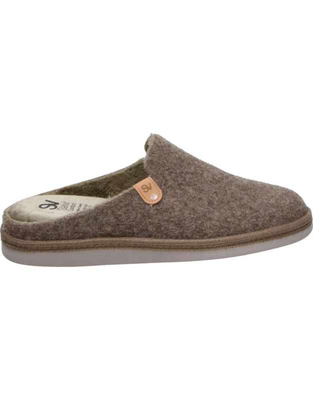 Zapatillas de casa destalonadas Salvi Elfo marrones 47l-000