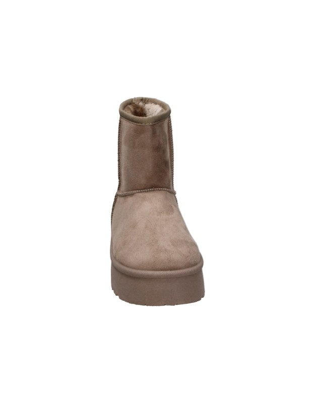 Botines australianos con plataforma D'Angela DHI31969 en taupe