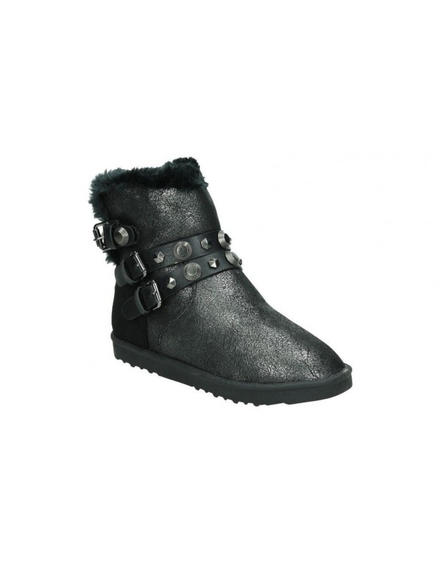 Botas casual de moda joven  wl182670-11 color negro