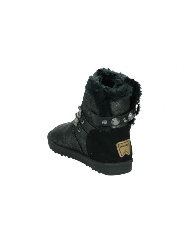 Botas casual de moda joven  wl182670-11 color negro