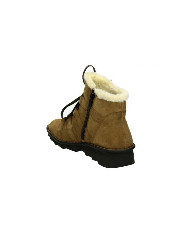 Botines para señora planos  377-019 en marron