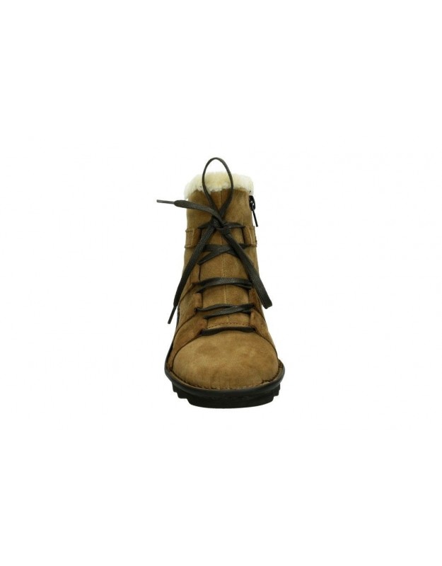 Botines para señora planos  377-019 en marron