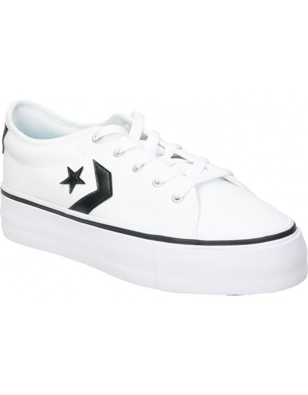 Lonas casual de señora converse 565365c color blanco