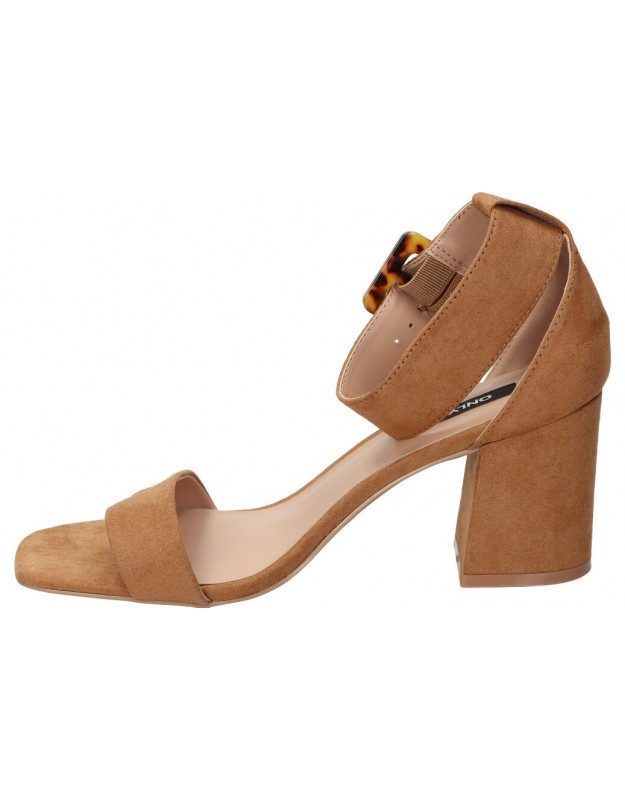 Sandalias casual de moda joven only amanda ankle color marron