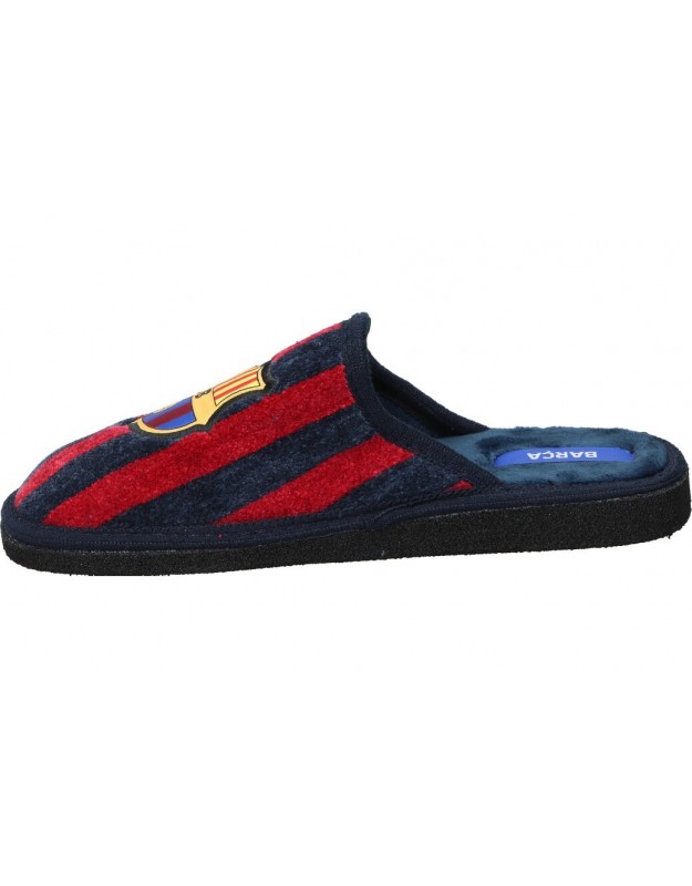 Zapatillas de casa para niño marpen Fútbol club Barcelona azul