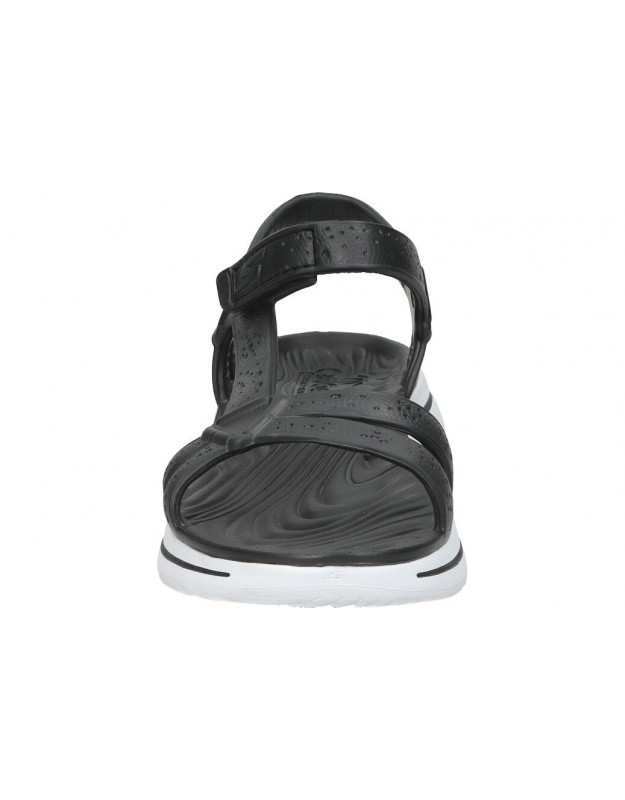 Skechers GOwalk 5 - Tahití negro 111101-bkw chanclas negro. Aptas agua