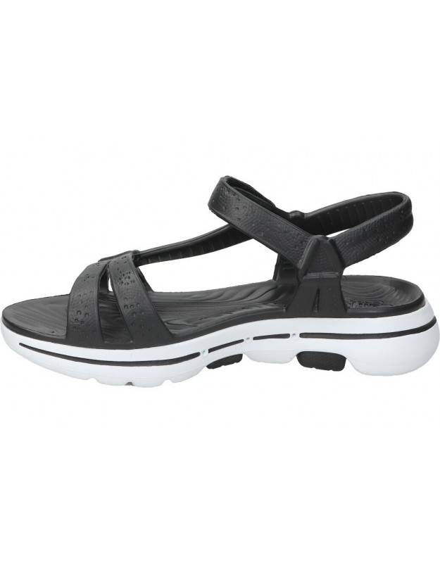 Skechers GOwalk 5 - Tahití negro 111101-bkw chanclas negro. Aptas agua