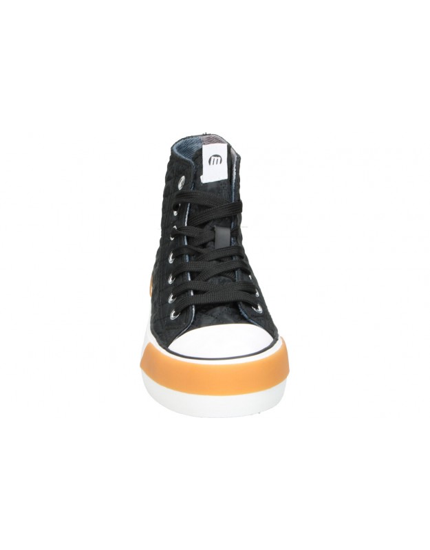Zapatillas negras altas de mujer Mustang 60187