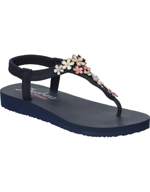 Sandalias con detalles flores SKECHERS